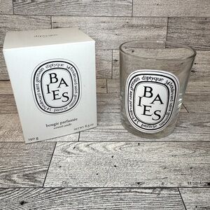 Diptyque Empty Glass Candle Jar Baies